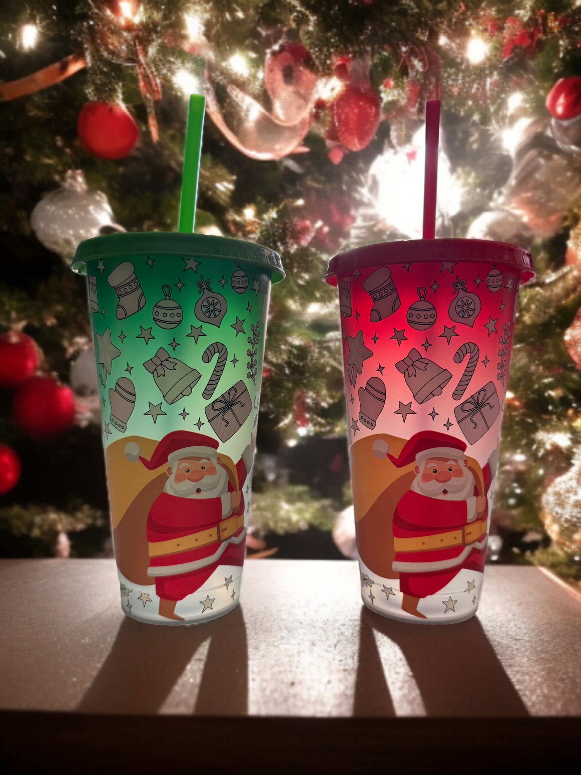 Christmas Colour Changing Tumbler