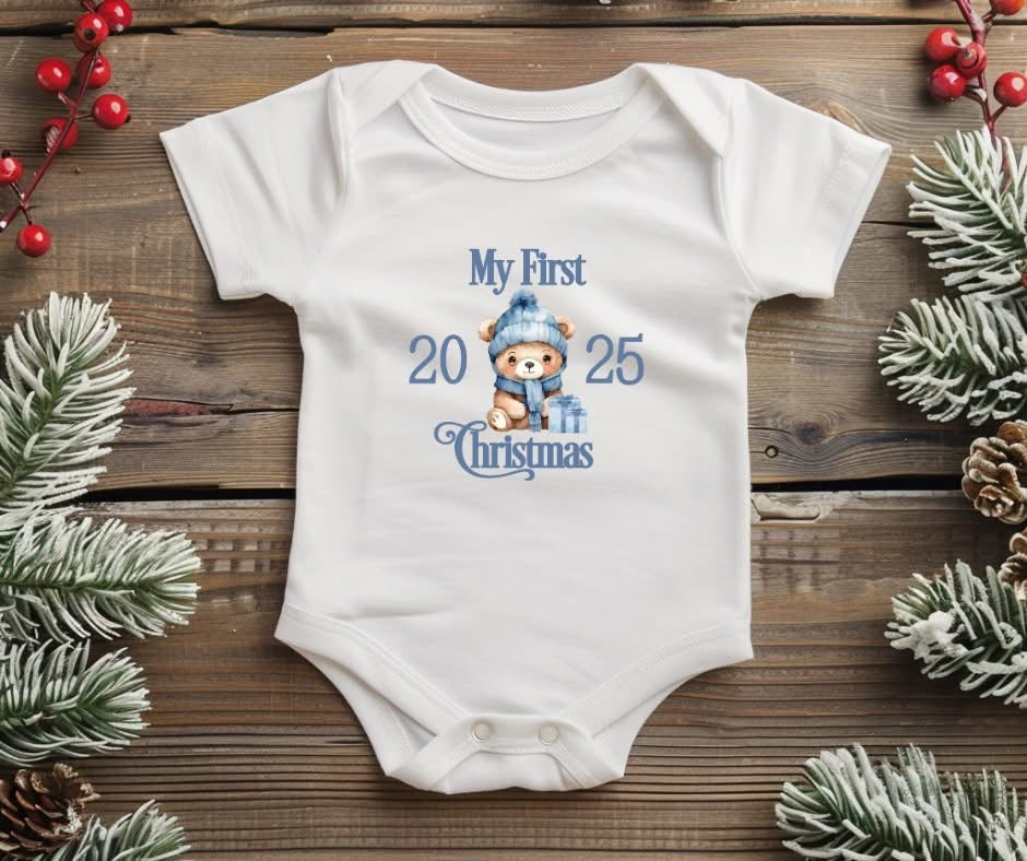 'My 1'st Christmas' Baby Grow