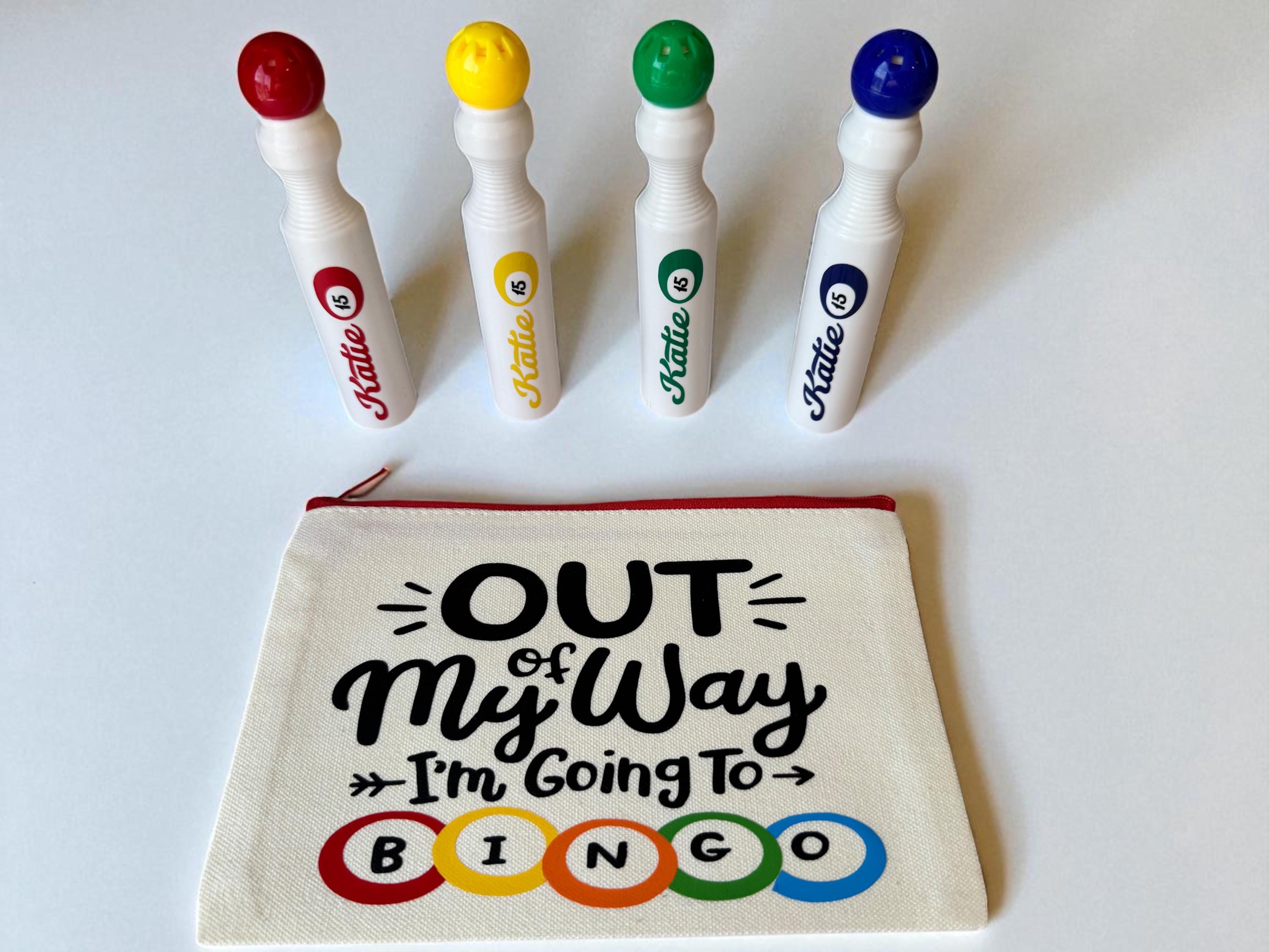 Personalised Bingo Bag & Bingo Dabbers