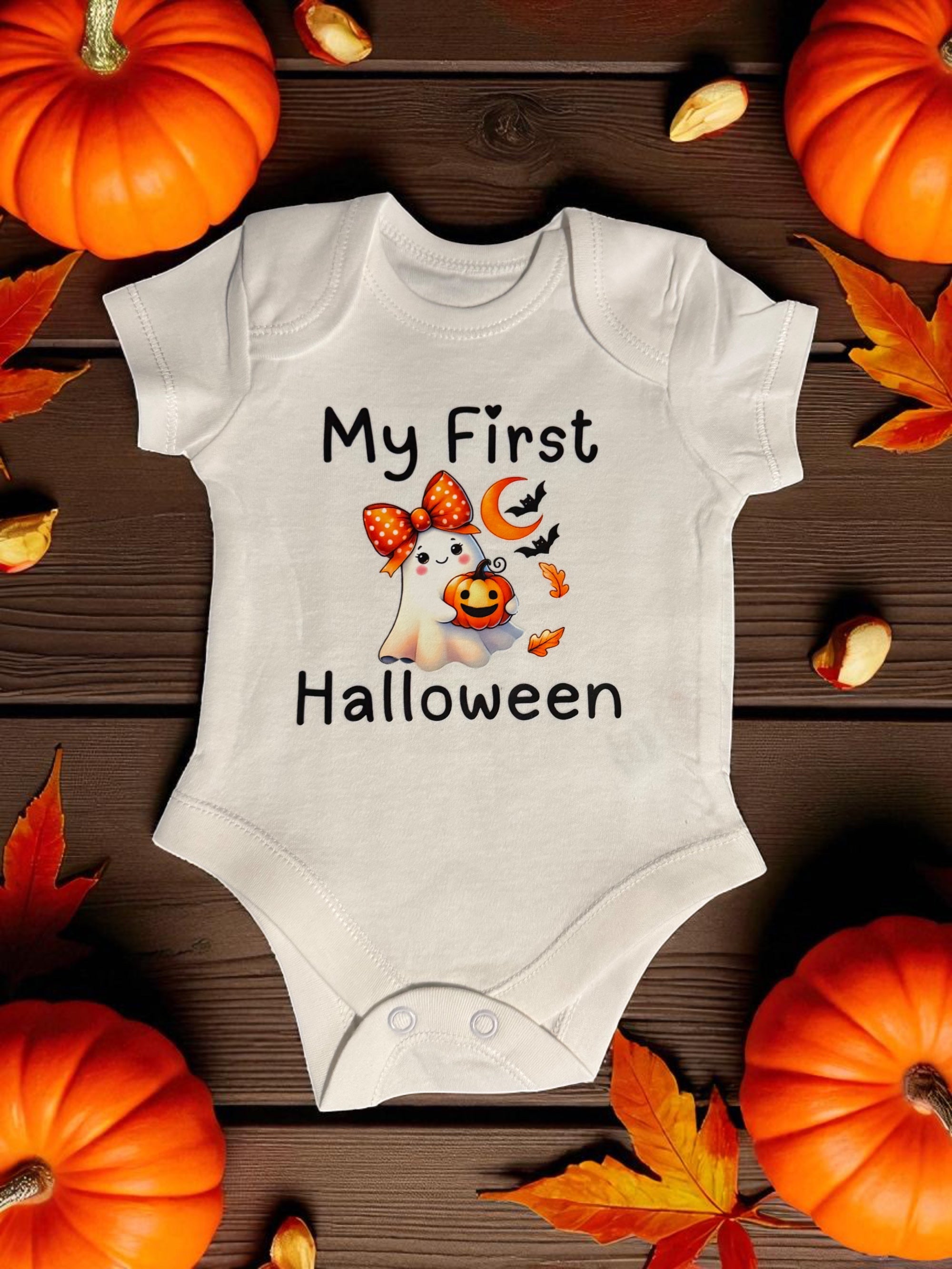 My First Halloween Baby Grow