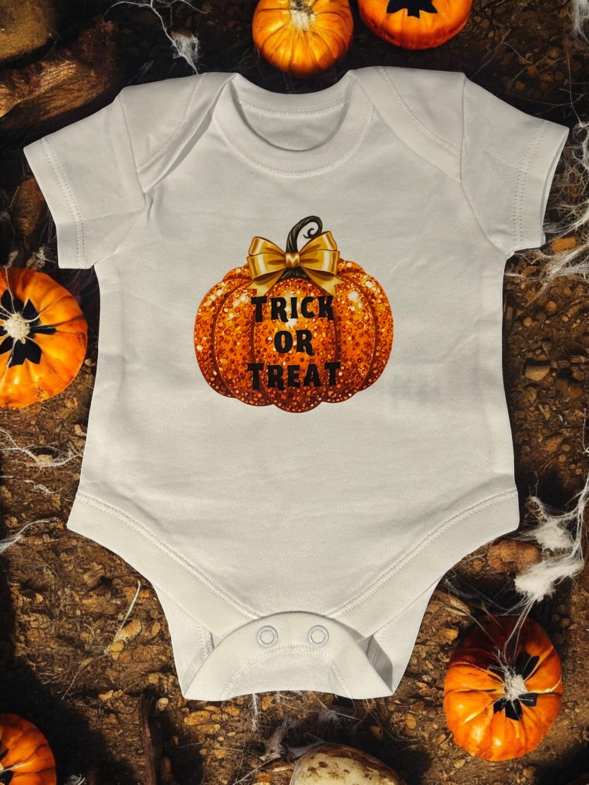 'Trick or Treat' Baby Grow